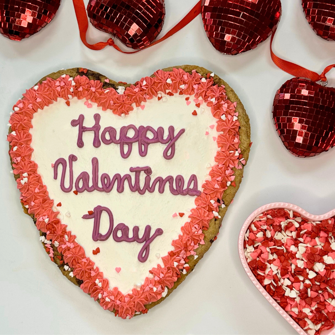 Heart Cookie Cake