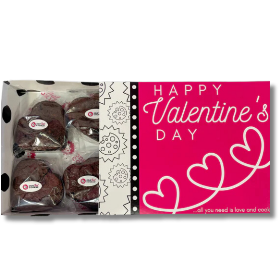 Heart Brownie 6 Pack Gift Box