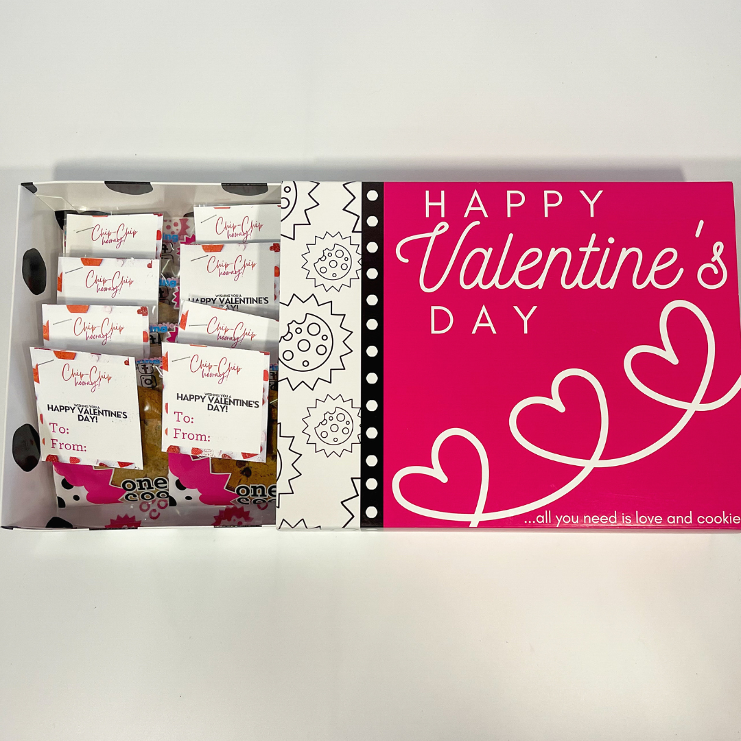 Chocolate Chip Valentine Exchange Cookies