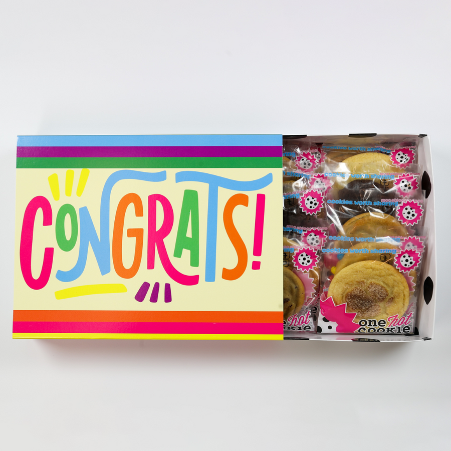 GLUTEN FREE Congrats! Boxed Cookies by the Dozen