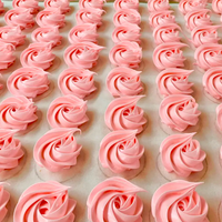 Bulgarian Rose Meringue Rosettes